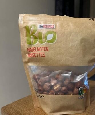 Noisettes bio front packaging