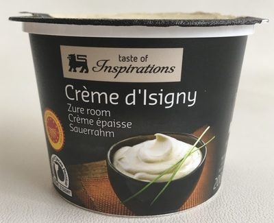 Crème d'Isigny front packaging