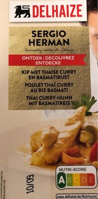 Poulet Thaï curry au riz Basmati