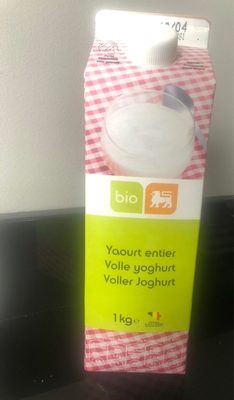 Yaourt entier bio