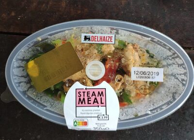 Steam Meal Poulet légumes orientaux front packaging