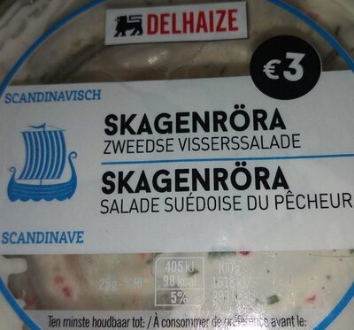 Skagenrora salade suédoise du pêcheur