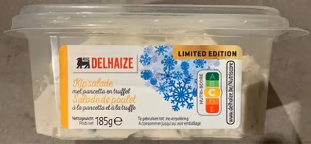 Salade de poulet à la pancetta et à la truffe front packaging
