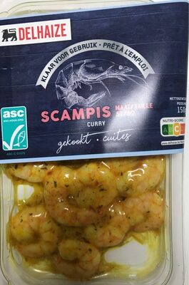 Scampis curry