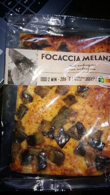 Focaccia melanzane front packaging
