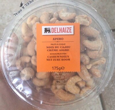 Noix de cajou creme aigre front packaging