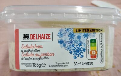 Salade au jambon à l'œuf et aux girolles