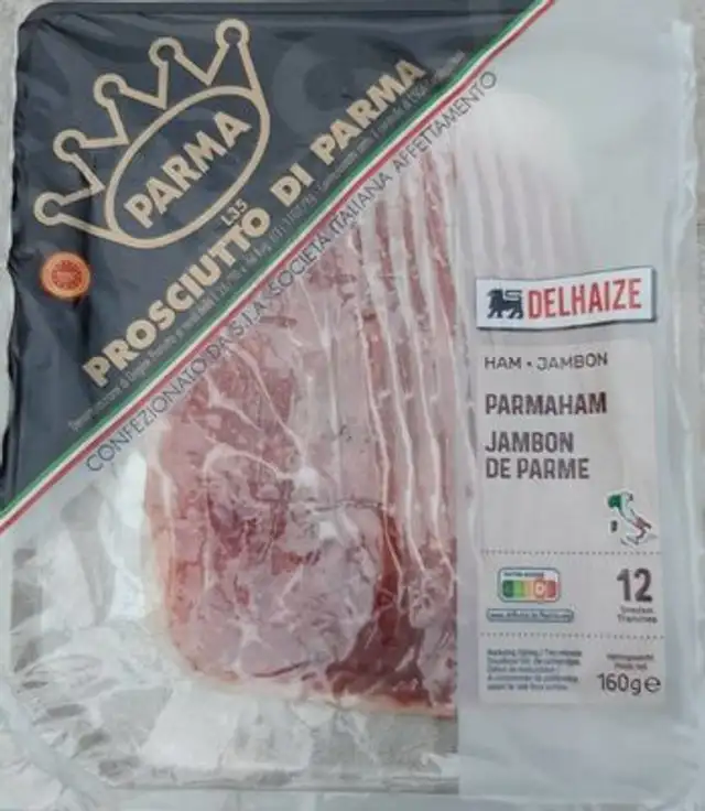 Jambon de Parme front packaging