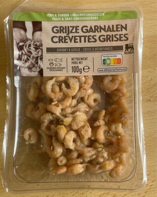 Crevettes grises front packaging
