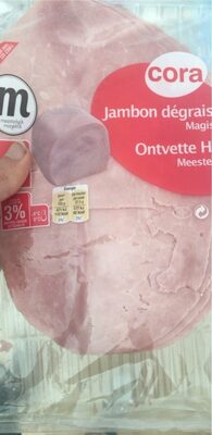Jambon degraisse front packaging
