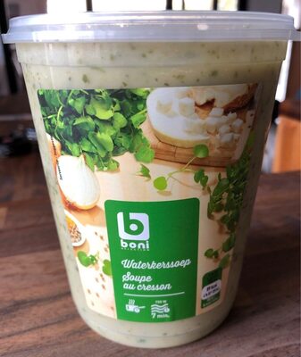 Soupe au cresson front packaging