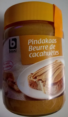 Beurre de cacahuètes front packaging