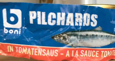 Pilchards à la sauce tomate front packaging