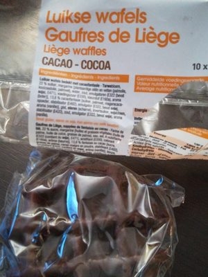 Gaufres de Liège Cacao