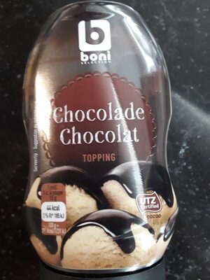 Chocolade topping front packaging