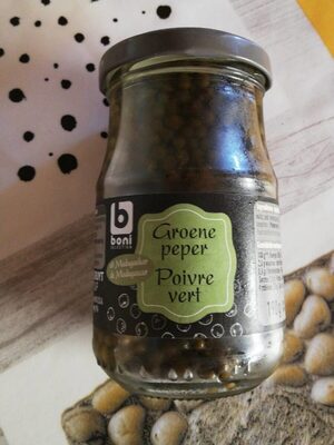 Poivre vert en bocal