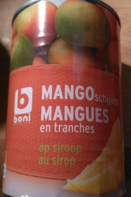 Mangues en tranches au sirop