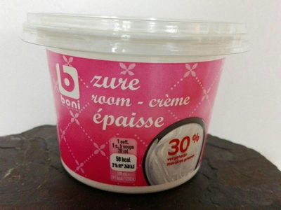 Crème épaisse front packaging