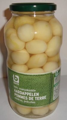 Hele, voorgekookte aardappelen nutrition facts table