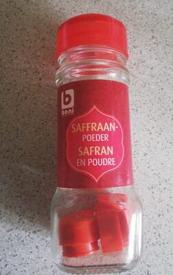 Saffraanpoeder front packaging