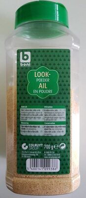 Ail en poudre front packaging