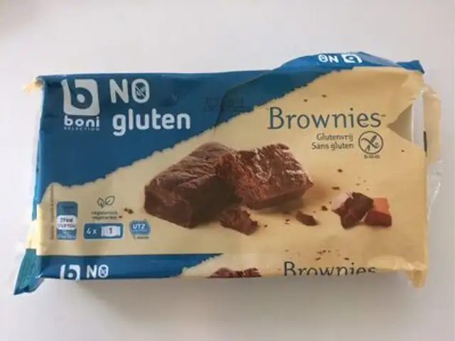 No Gluten Brownies front packaging