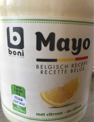 Mayo au citron front packaging