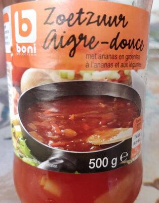 Zoetzuur met ananas en groenten