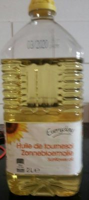 Huile de tournesol front packaging
