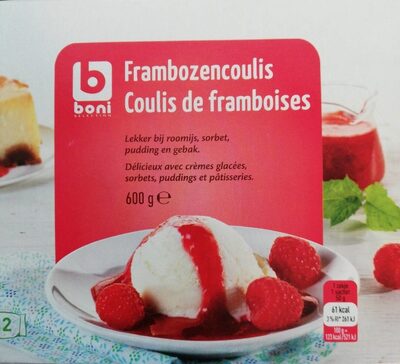 Frambozencoulis front packaging