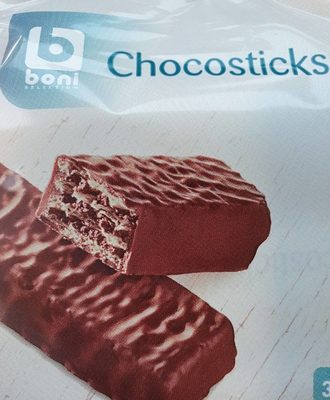 Chocosticks front packaging
