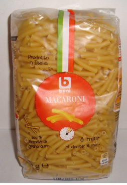Macaroni front packaging