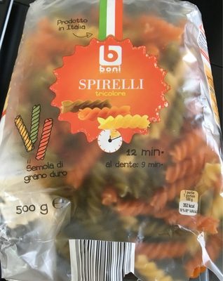 Spirelli tricolore