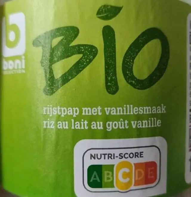 Riz au lait goût vanille front packaging