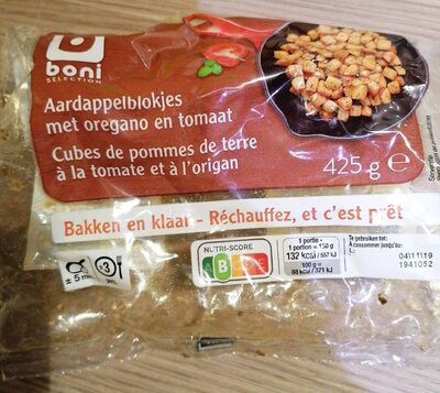 Cubes de pommes de terre à la tomate et à l'origan