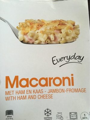 Macaroni jambon-fromage front packaging