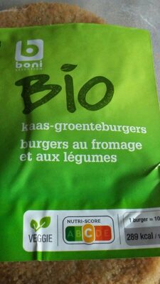 Burgers au fromage et aux légumes