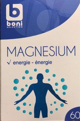 Magnesium énergie front packaging