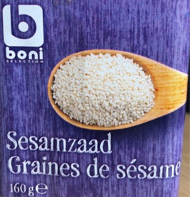 Graines de sésame front packaging