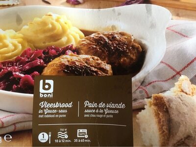 Pain de viande sauce à la Gueuze