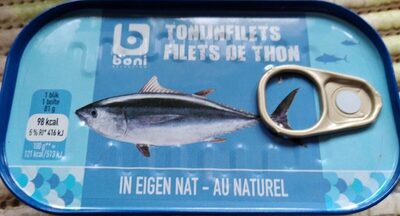 Filets de ton au naturel