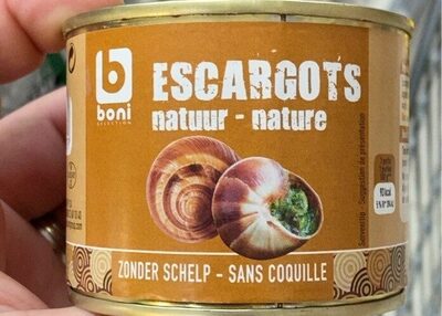 Escargots nature front packaging