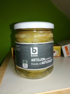 Fonds d'artichaut front packaging
