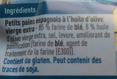 Picos ingredients label