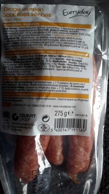 Saucisses Sèches