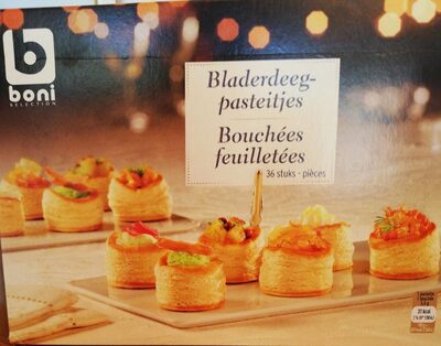 Bouchées feuilletées front packaging