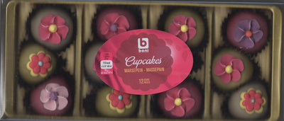 Massepain déorées garniture en sucre