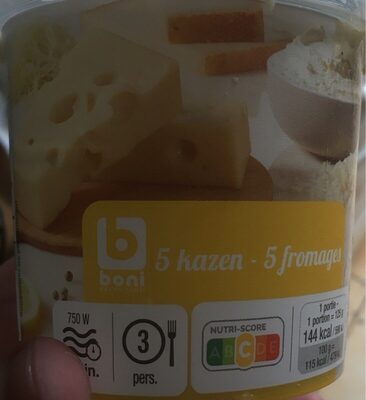 5 fromages front packaging