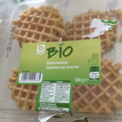 Gaufres au beurre - Bio front packaging