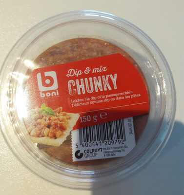 Dip&mix chunky front packaging